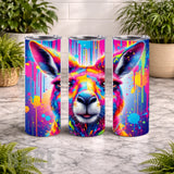 Colorful Kangaroo 20 OZ Wrap Mockup