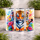 Tiger Blossom 20 OZ Wrap Mockup