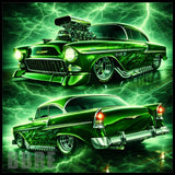 Green Muscle Car 2 20 OZ Sublimation Wrap