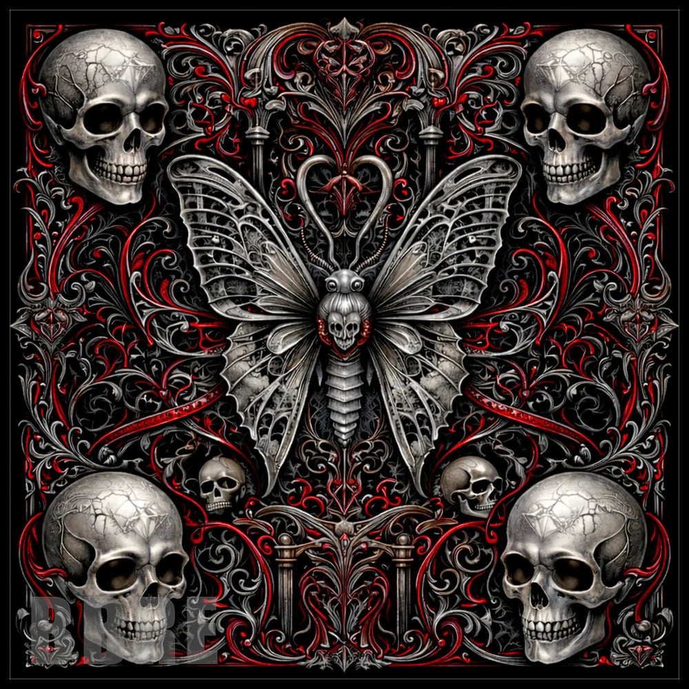 Gothic Butterfly 20 OZ Sublimation Wrap