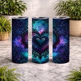 Heart Galaxy 20 OZ Wrap Mockup