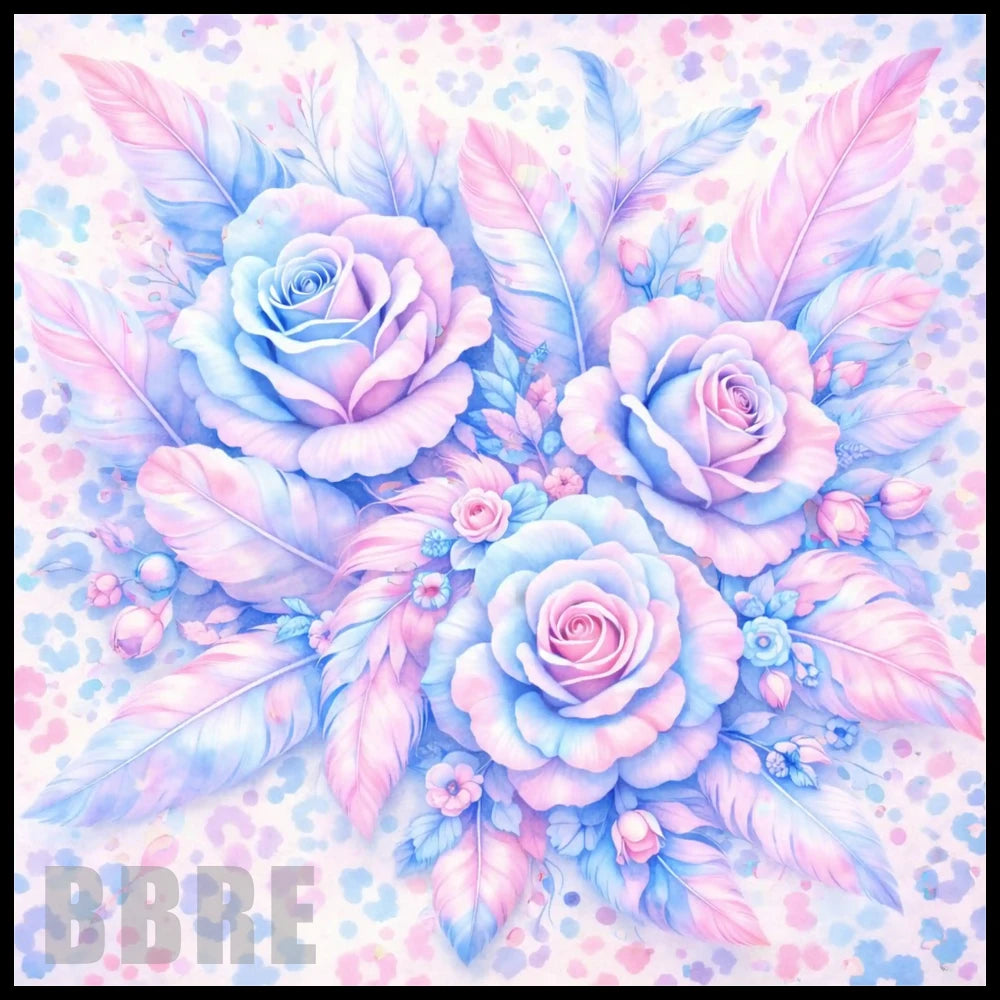 Pastel Floral 20 OZ Sublimation Wrap