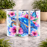 Tropical Turtle 14 20 OZ Wrap Mockup