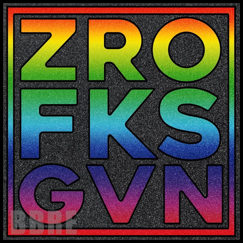 Rainbow Letters 20 OZ Sublimation Wrap