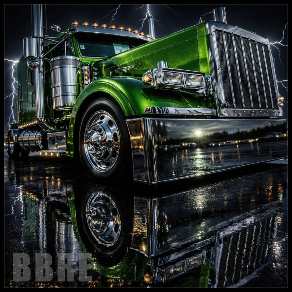 Green Truck 2 20 OZ Sublimation Wrap