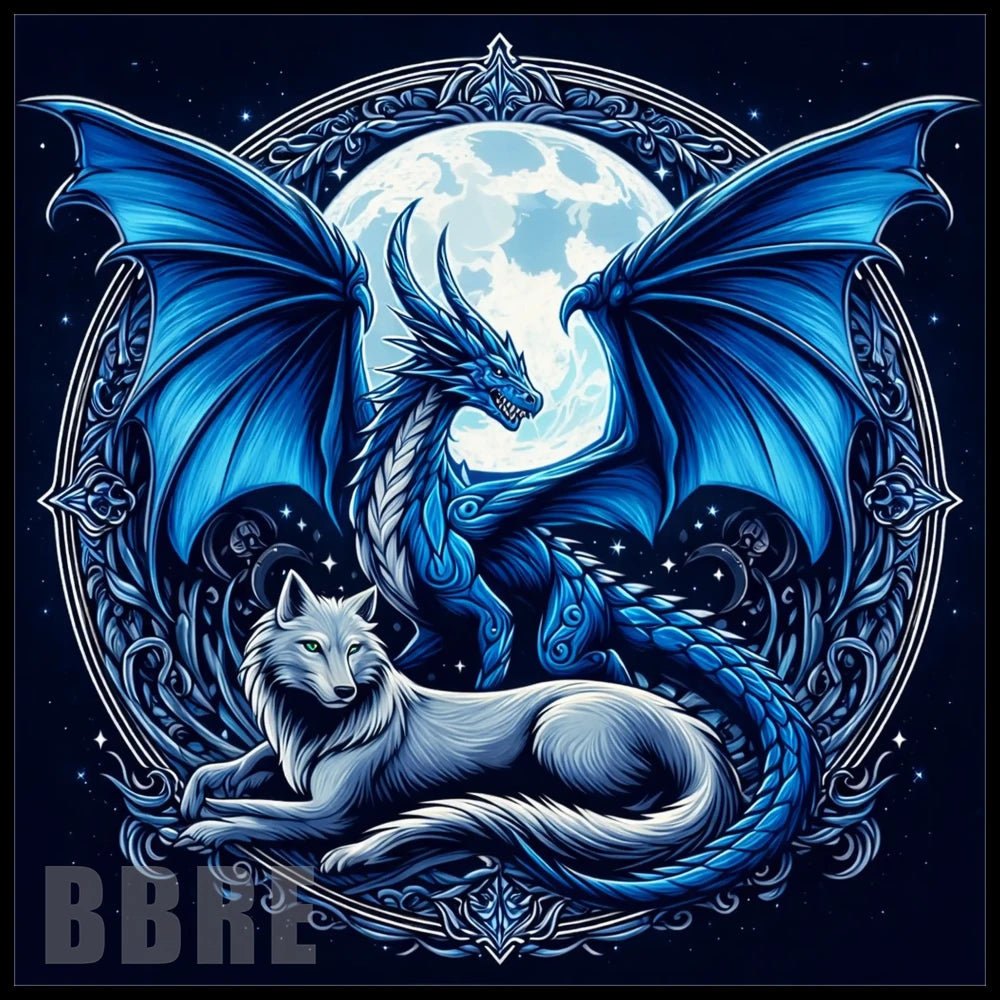 Dragon Wolf 20 OZ Sublimation Wrap