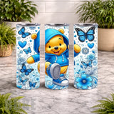 Blue Bear 20 OZ Wrap Mockup