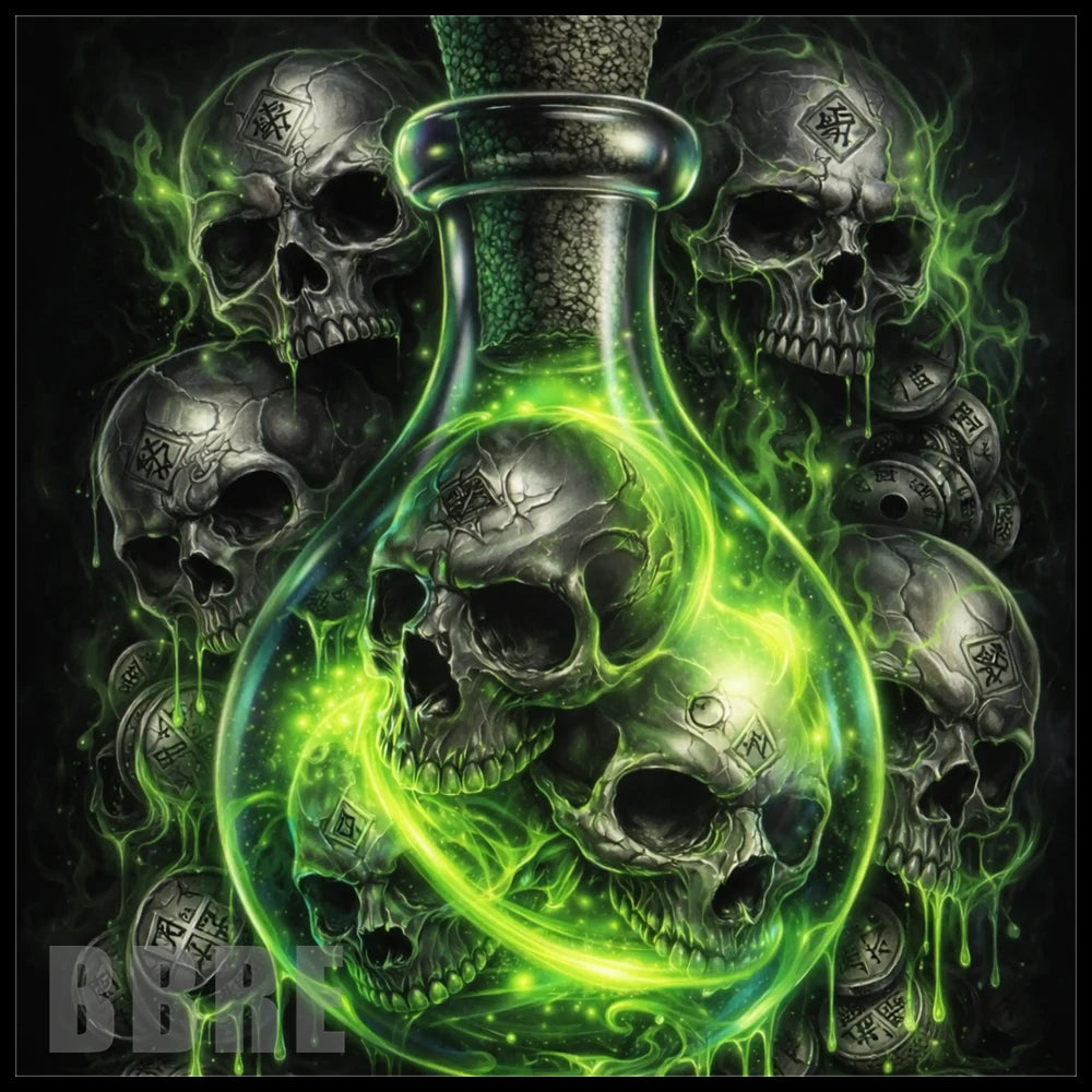 Skull Potion 20 OZ Sublimation Wrap