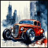 Vintage Car 20 OZ Sublimation Wrap