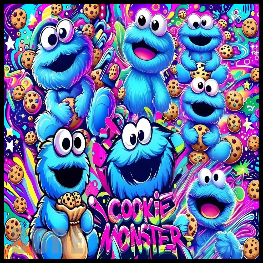 Cookie Monster 20 OZ Sublimation Wrap
