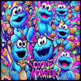 Cookie Monster 20 OZ Sublimation Wrap