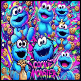 Cookie Monster 20 OZ Sublimation Wrap