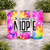 Colorful Floral 2 20 OZ Wrap Mockup