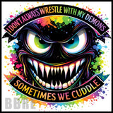 Cuddly Demons 20 OZ Sublimation Wrap