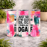 Bold Statement 4 20 OZ Wrap Mockup