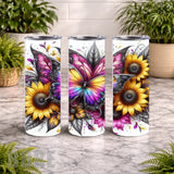 Butterfly Bloom 13 20 OZ Wrap Mockup