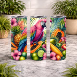 Tropical Paradise 20 OZ Wrap Mockup