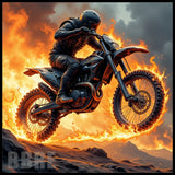 Flaming Rider 20 OZ Sublimation Wrap