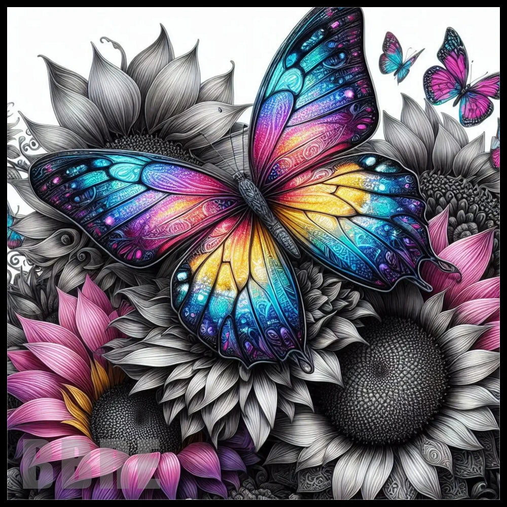 Butterfly Bloom 14 20 OZ Sublimation Wrap