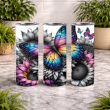 Butterfly Bloom 14 20 OZ Wrap Mockup