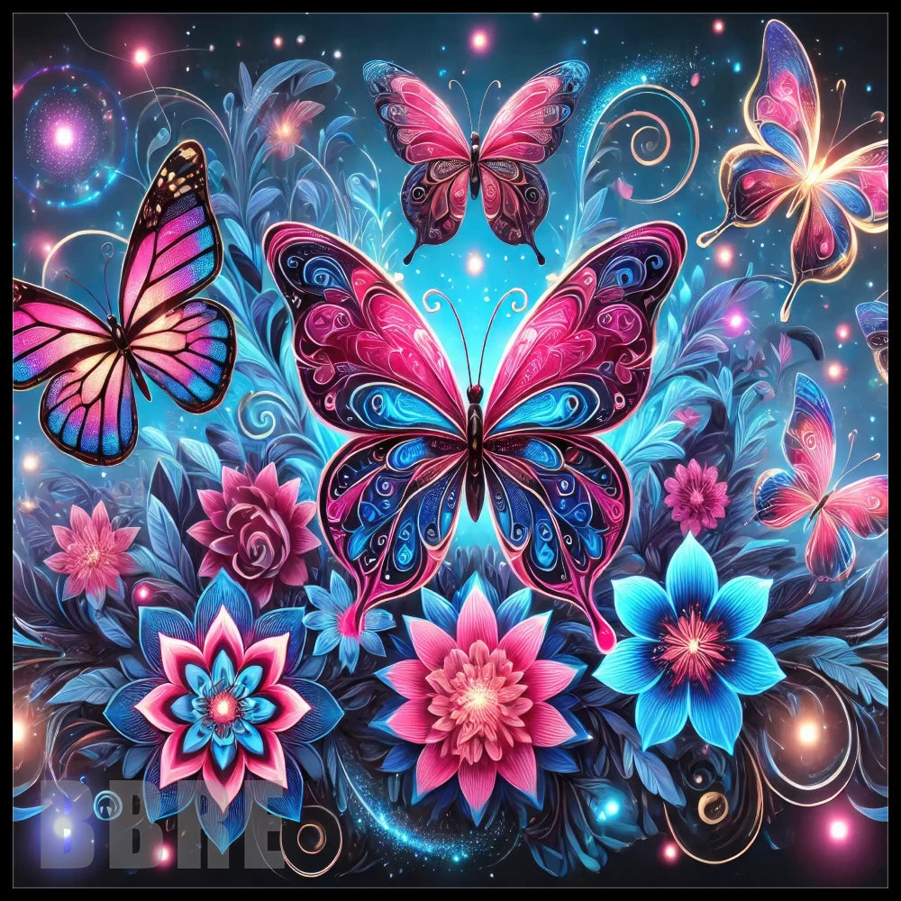 Butterfly Bloom 15 20 OZ Sublimation Wrap