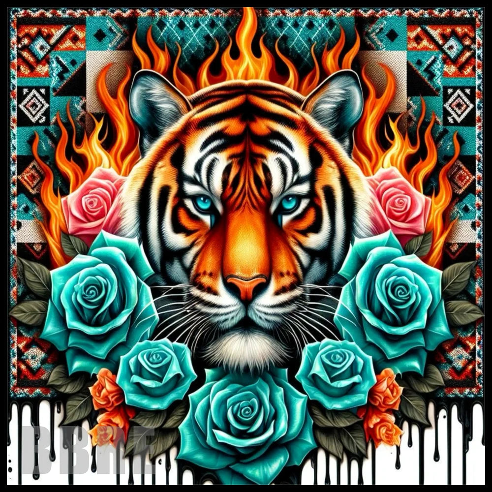 Tiger Rose 20 OZ Sublimation Wrap