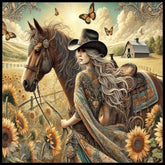 Sunflower Rider 20 OZ Sublimation Wrap