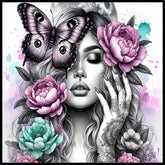 Floral Butterfly 19 20 OZ Sublimation Wrap