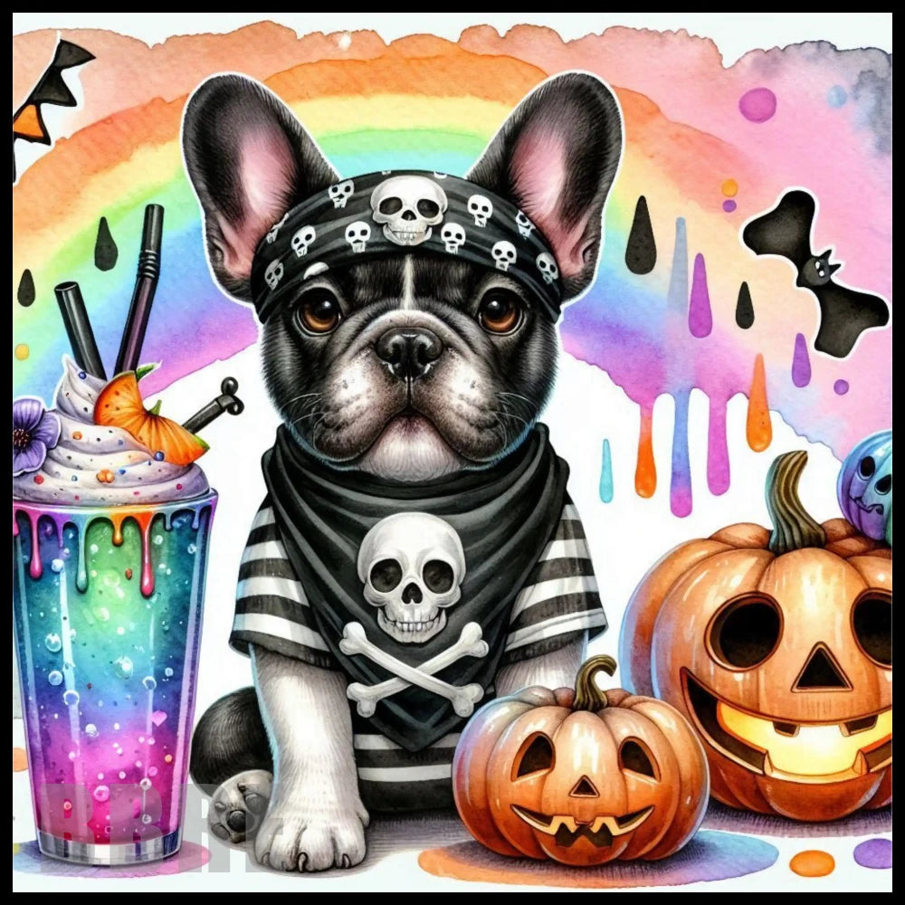 Halloween Pup 20 OZ Sublimation Wrap