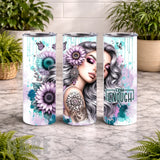 Floral Beauty 28 20 OZ Wrap Mockup