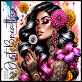 Floral Goddess 11 20 OZ Sublimation Wrap
