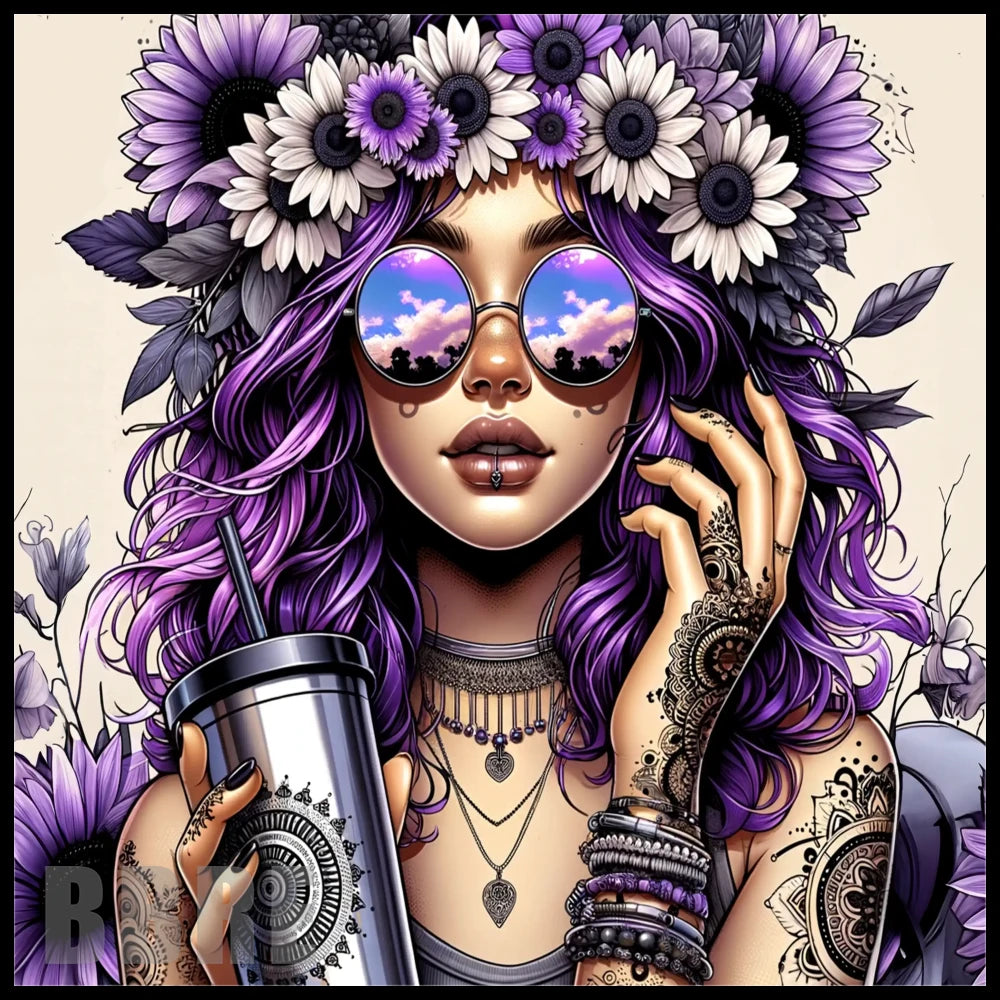 Floral Dreamer 3 20 OZ Sublimation Wrap