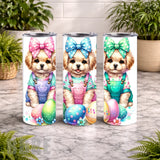 Easter Puppies 20 OZ Wrap Mockup