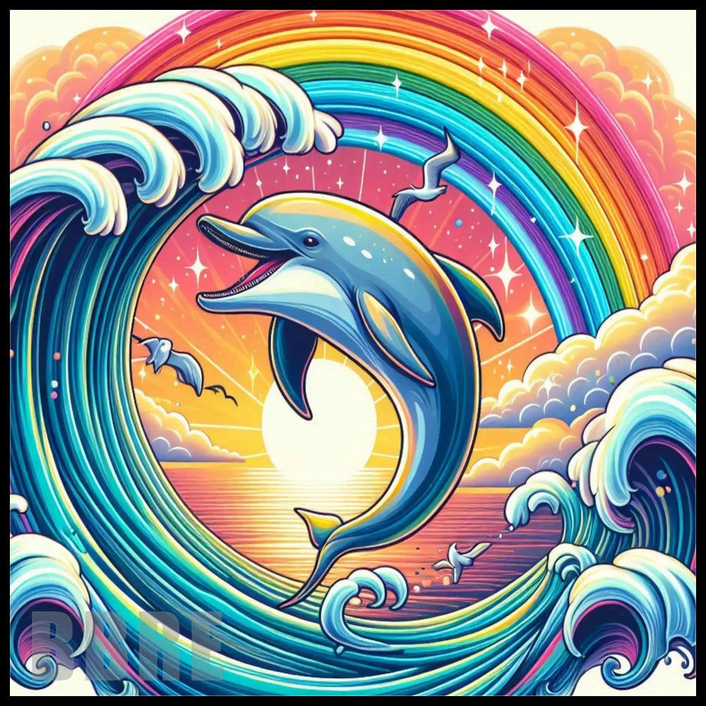Dolphin Wave 20 OZ Sublimation Wrap