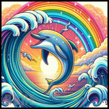 Dolphin Wave 20 OZ Sublimation Wrap