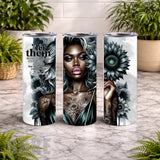 Sunflower Queen 6 20 OZ Wrap Mockup
