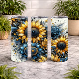 Floral Fusion 2 20 OZ Wrap Mockup