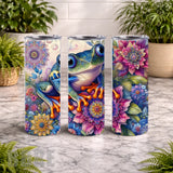 Colorful Frog 2 20 OZ Wrap Mockup