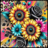 Floral Burst 18 20 OZ Sublimation Wrap