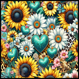 Floral Heart 2 20 OZ Sublimation Wrap