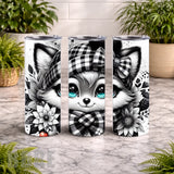 Cute Fox 20 OZ Wrap Mockup