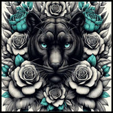 Panther Floral 20 OZ Sublimation Wrap