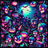 Halloween Skulls 20 OZ Sublimation Wrap