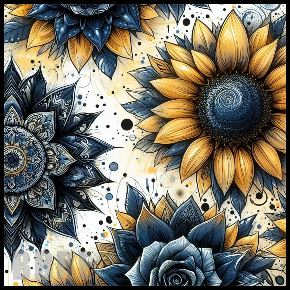 Floral Mandala 5 20 OZ Sublimation Wrap