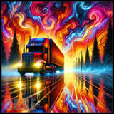 Vibrant Truck 20 OZ Sublimation Wrap