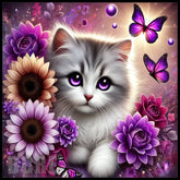 Floral Kitty 20 OZ Sublimation Wrap