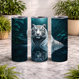 White Tiger 2 20 OZ Wrap Mockup