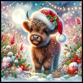 Festive Highland Cow 6 20 OZ Sublimation Wrap