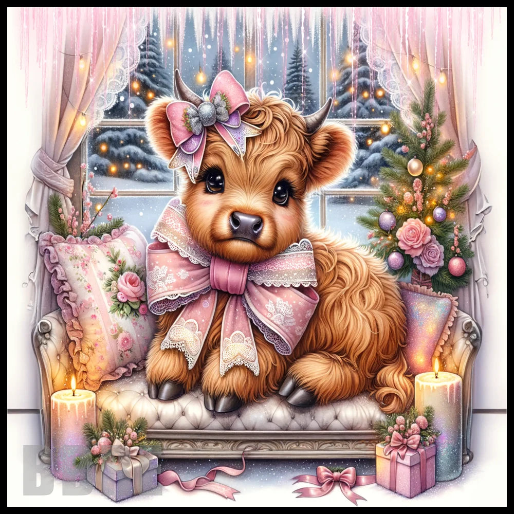 Cute Highland Cow 3 20 OZ Sublimation Wrap