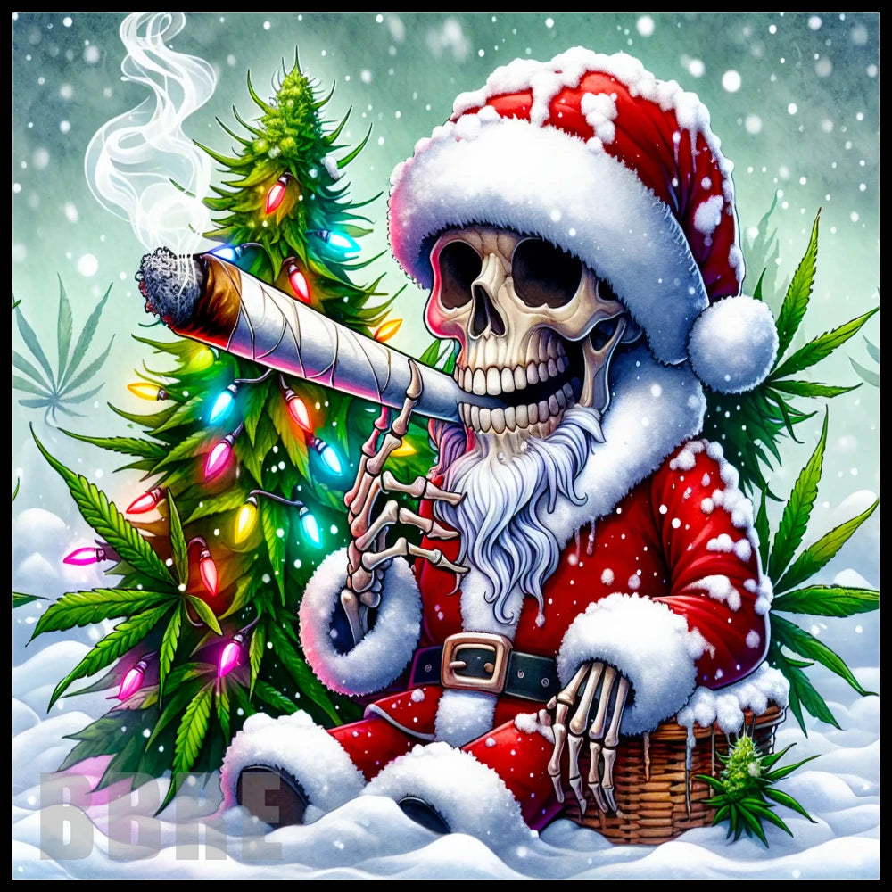 Santa Skull 20 OZ Sublimation Wrap